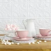 Innovera Decor Panneau Mural Décoratif<Panneau mural PVC 3D Empire blanc 47 x 61,7 cm