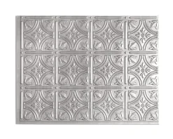 Innovera Decor Panneau Mural Décoratif<Panneau mural PVC 3D Empire argent 47 x 61,7 cm