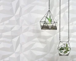 Innovera Decor Panneau Mural Décoratif<Panneau mural PVC 3D Glacier blanc 61 x 61 cm