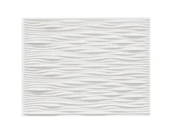 Innovera Decor Panneau Mural Décoratif<Panneau mural PVC 3D Wilderness blanc 47 x 61,7 cm