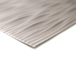 Innovera Decor Panneau mural PVC 3D Wilderness argent 47 x 61,7 cm- Panneau Mural Décoratif