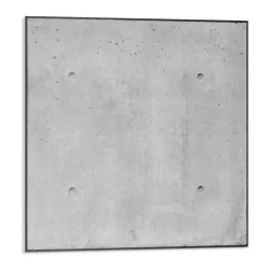 Wallfluent Panneau Mural TV 50x50 cm Texture Du Béton Brut 4 pièces- Lambris Mural