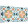 Wallfluent Panneau Mural TV 100x50 cm Géométrie Des Formes 1 pièce- Lambris Mural