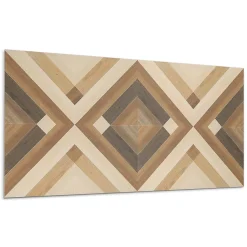 Wallfluent Panneau Mural TV 100x50 cm Motif De Panneau En Bois 1 pièce- Lambris Mural