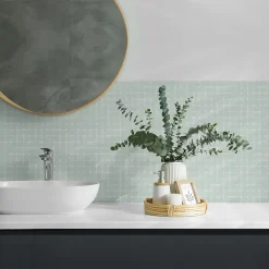 Wallfluent Lambris Mural<Panneau Mural 50x50 cm Géométrie Des Lignes Et Des Croix 4 pièces