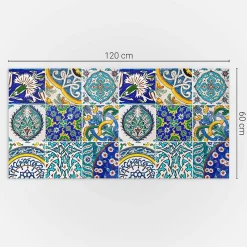 Wallfluent Lambris Mural<Panneau Mural 120x60 cm Mosaïque De Pierre Veinée 1 pièce