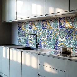 Wallfluent Lambris Mural<Panneau Mural 120x60 cm Mosaïque De Pierre Veinée 1 pièce