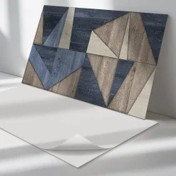 Wallfluent Panneau Mural 120x60 cm Motif À Chevrons 1 pièce- Lambris Mural