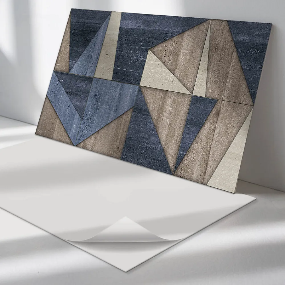 Wallfluent Panneau Mural 120x60 cm Motif À Chevrons 1 pièce- Lambris Mural