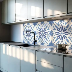 Wallfluent Lambris Mural<Panneau Mural 50x50 cm Motif Floral En Arrière-Plan 4 pièces