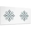 Wallfluent Lambris Mural<Panneau Mural 100x50 cm Motif Floral Orné 1 pièce