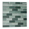 Wallfluent Panneau Mural 50x50 cm Mosaïque Rectangulaire Dans Les Tons 4 pièces- Lambris Mural
