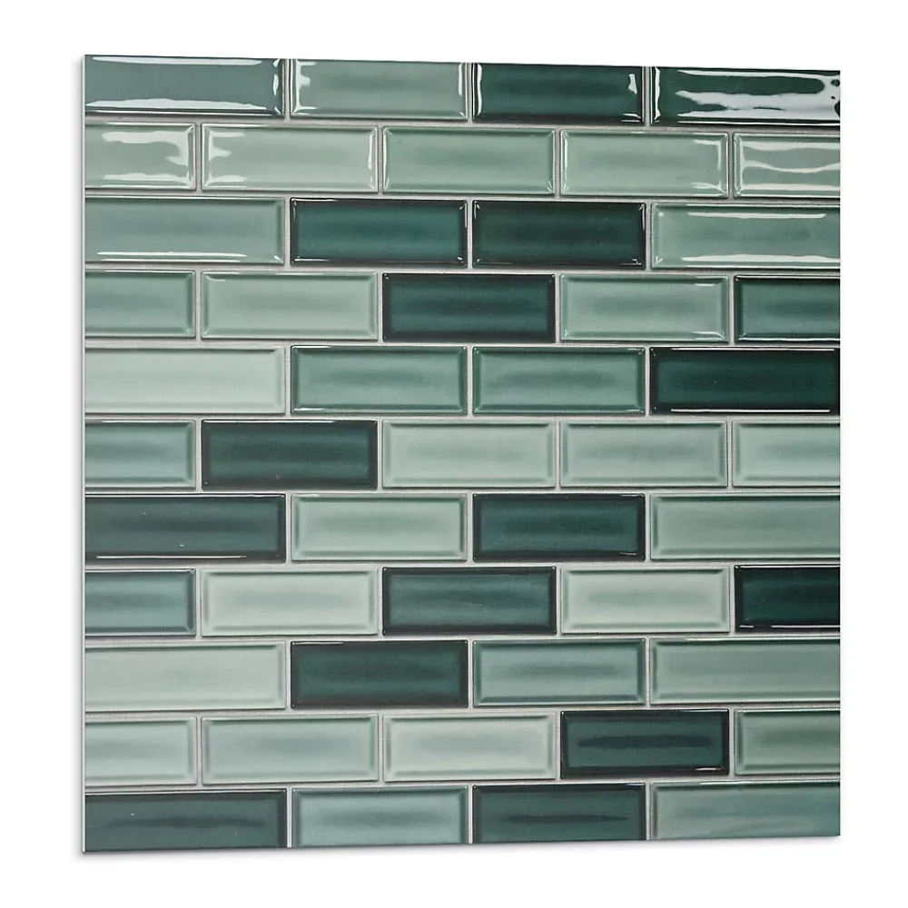 Wallfluent Panneau Mural 50x50 cm Mosaïque Rectangulaire Dans Les Tons 4 pièces- Lambris Mural