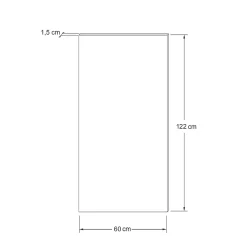 Foge Panneau Ninna OSB-3 bleu 122 x 60 x 1,5 cm- Panneau Décoratif En Bois|Panneau Bois, Osb, Mdf