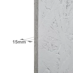 Foge Panneau Décoratif En Bois|Panneau Bois, Osb, Mdf<Panneau OSB-3 blanc 122 x 60 x 1,5 cm