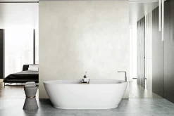 Dumaplast Panneau PVC Ciment gris béton clair 40 x 260 cm Dumawall- Dalle Murale Pvc