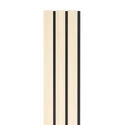Radex Panneau tasseau décoratif Maya en MDF effet frêne 275X60CM ép.14mm- Panneau Tasseau Bois