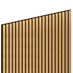 Panneau tasseau décoratif en MDF noir 90 x 280 cm- Panneau Tasseau Bois