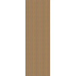 Panneau tasseau décoratif en MDF noir 90 x 280 cm- Panneau Tasseau Bois