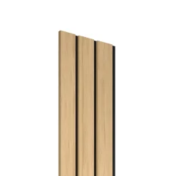 Radex Panneau tasseau décoratif Maya en MDF effet chêne 275X60CM ép.14mm- Panneau Tasseau Bois