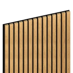 Panneau tasseau décoratif en MDF noir 60 x 280 cm- Panneau Tasseau Bois