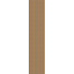 Panneau tasseau décoratif en MDF noir 60 x 280 cm- Panneau Tasseau Bois
