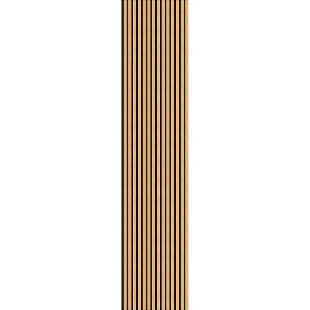 Panneau tasseau décoratif en MDF noir 60 x 280 cm- Panneau Tasseau Bois