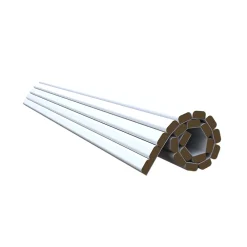 Radex Panneau Tasseau Bois<Panneau tasseau flexible Ella 90x40 cm – Lamelles MDF finition noir sur tissu