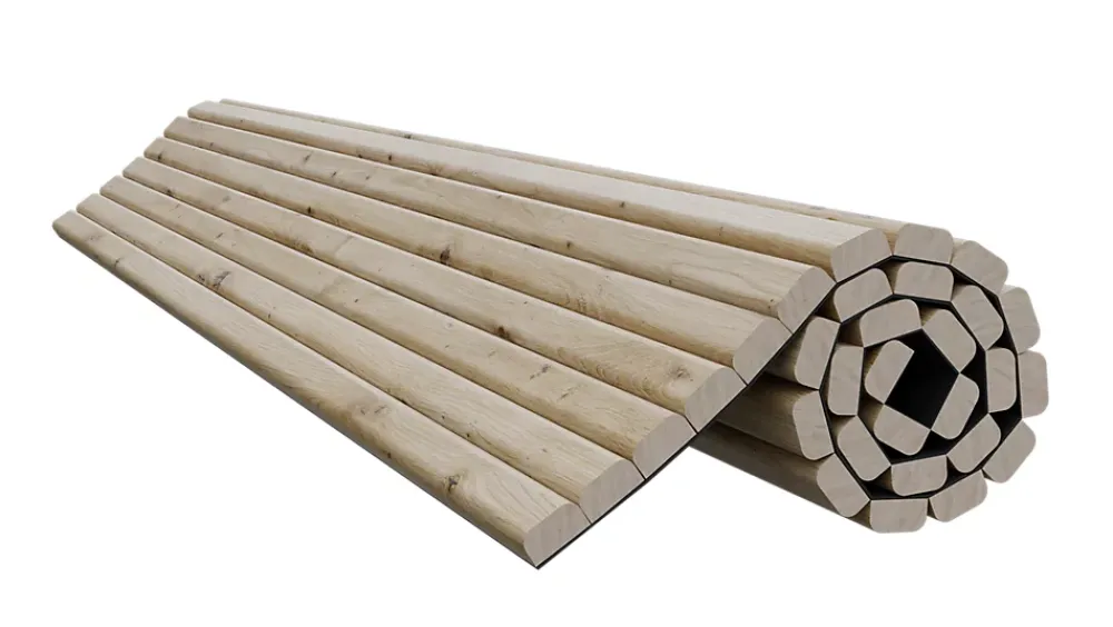 Radex Panneau Tasseau Bois<Panneau tasseau flexible MDF Ella effet chêne clair 275X90 cm