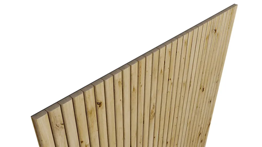 Radex Panneau Tasseau Bois<Panneau tasseau flexible MDF Ella effet chêne clair 275X90 cm