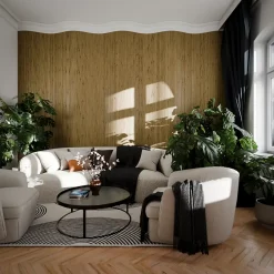 Radex Panneau Tasseau Bois<Panneau tasseau flexible MDF Ella effet chêne clair 90X40 cm