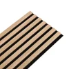Decoon Panneau tasseaux bois 250 x 30 x 1,4 cm décor chêne / fond rigide noir - 0,75m²- Panneau Tasseau Bois