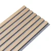 Decoon Panneau Tasseau Bois<Panneau tasseaux bois 250 x 30 x 1cm - Lamelles chêne clair véritable fond gris - 0,75m²