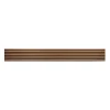 Decoon Panneau tasseaux bois 250 x 30 x 1cm - Lamelles chêne doré véritable fond noir - 0,75m²- Panneau Tasseau Bois