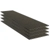 Acupanel Panneau Tasseau Bois<Panneaux Acoustiques Décoratifs Noir Mat Feutrine 240 x 60 x 1,1 cm Lot de 4