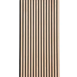 Floordirekt Panneaux acoustiques en aspect bois, 1 Pièce, 118 x 60 cm, White Oak- Panneau Décoratif En Bois