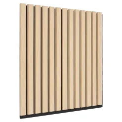 House Nordic Panneau Décoratif En Bois<Panneaux Acoustiques en Bois Naturel - Lot de 2, Aspect Chêne 520x520x22 mm