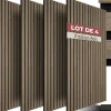 Tectake Panneau Tasseau Bois<Panneaux acoustiques modernes aspect bois en MDF 120 x 60 x 2,1 cm