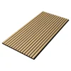 Neu.Holz Panneau Décoratif En Bois<Panneaux acoustiques Vang lot de 8 panneaux effet chêne foncé