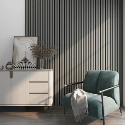 Neu.Holz Panneau Décoratif En Bois<Panneaux acoustiques Vang lot de 2 panneaux effet chêne gris clair