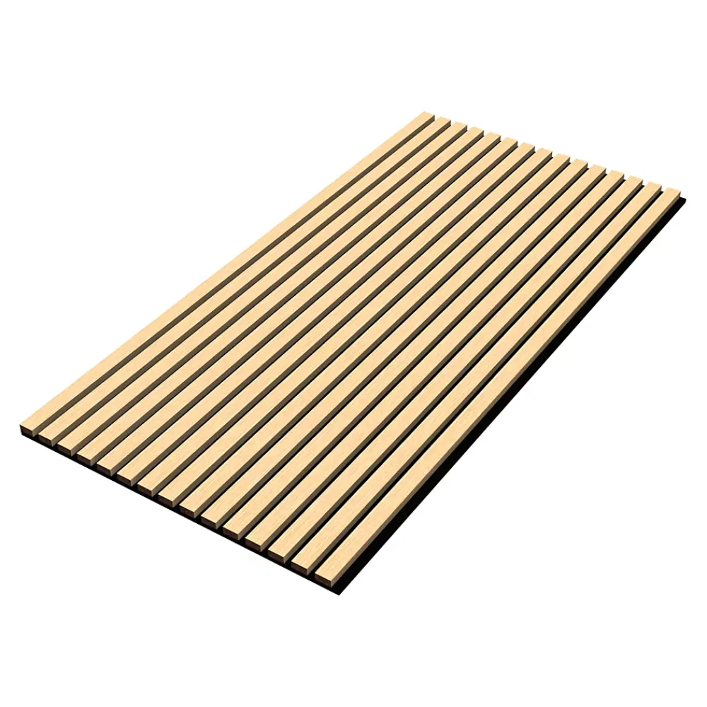 Neu.Holz Panneaux acoustiques Vang lot de 16 panneaux effet chêne- Panneau Décoratif En Bois