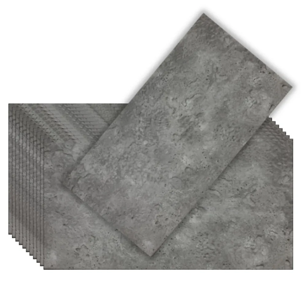 Deccart Panneaux décoratifs pour plafond et mur 7014XL Béton 6m² / 12 pièces.- Panneau Mural Décoratif