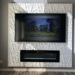 Deccart Panneau Mural Décoratif<Panneaux de plafond et panneaux muraux Decoratif 3D Line Blanc 2m² / 8pièces