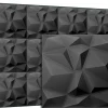 Deccart Panneau Mural Décoratif<Panneaux de plafond et panneaux muraux Decoratif 3D Bursztyn Noir 5m² / 20pièces