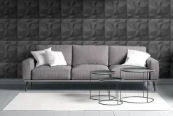 Deccart Panneau Mural Décoratif<Panneaux de plafond et panneaux muraux Decoratif 3D Bursztyn Noir 5m² / 20pièces