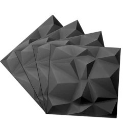 Deccart Panneau Mural Décoratif<Panneaux de plafond et panneaux muraux Decoratif 3D Bursztyn Noir 5m² / 20pièces
