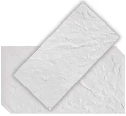 Deccart Panneau Mural Décoratif<Panneaux de plafond et panneaux muraux Decoratif Glaz Blanc 10m² / 20pièces