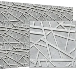 Deccart Panneau Mural Décoratif<Panneaux de plafond et panneaux muraux Decoratif 3D Line Béton "69" 12m² / 48pièces
