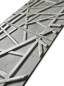 Deccart Panneau Mural Décoratif<Panneaux de plafond et panneaux muraux Decoratif 3D Line Béton "69" 12m² / 48pièces