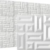 Deccart Panneaux de plafond et panneaux muraux Decoratif 3D Square 8m² / 32pièces- Panneau Mural Décoratif